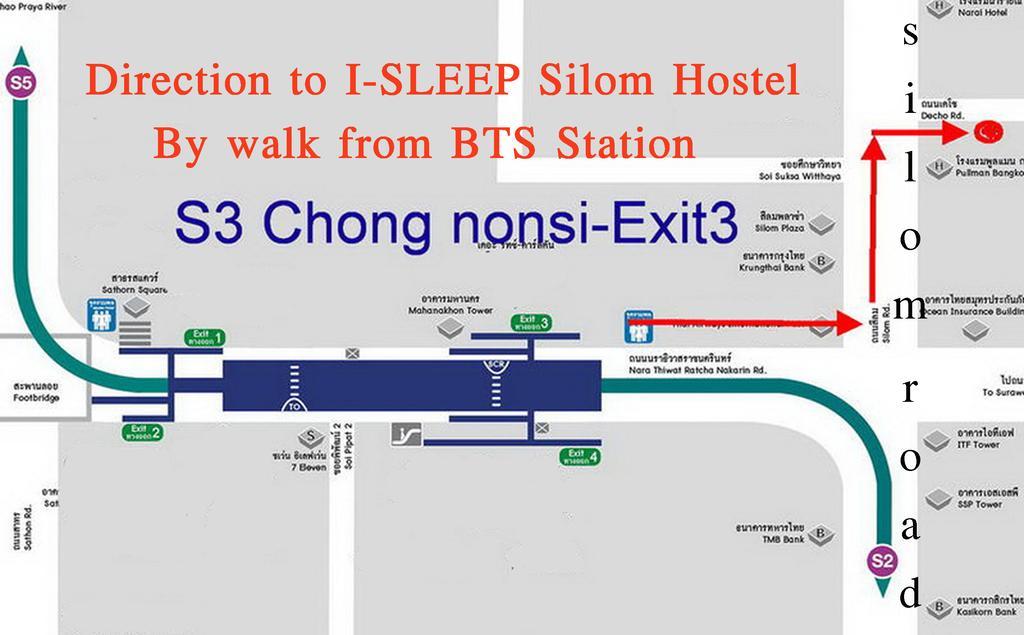 I-Sleep Silom Hostel Bangkok Zewnętrze zdjęcie